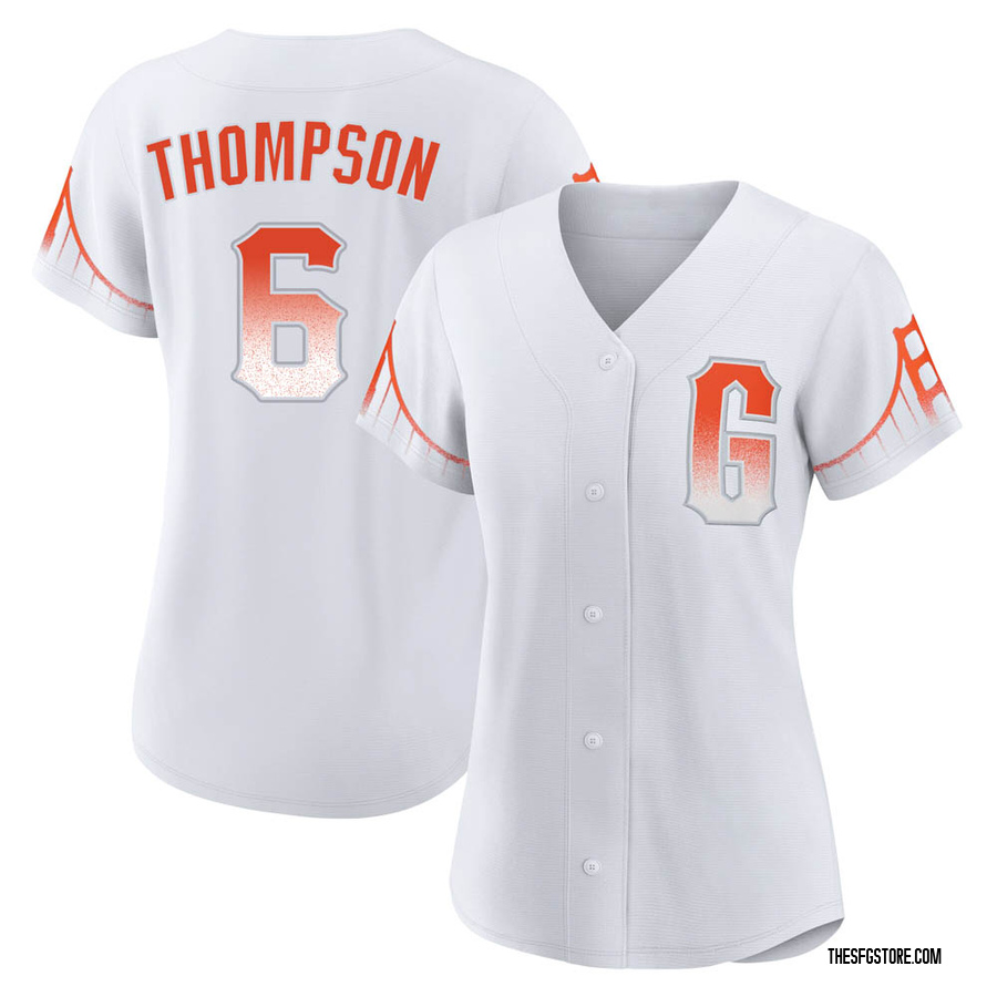 White Authentic Robby Thompson Women's San Francisco Giants 2021 City Connect Jersey
