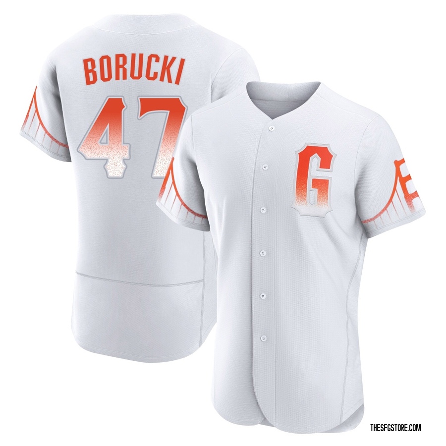 White Authentic Ryan Borucki Men's San Francisco Giants 2021 City Connect Jersey