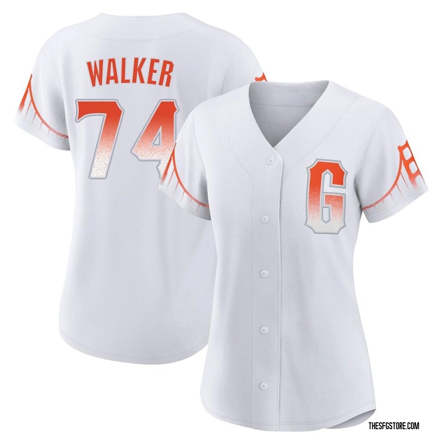 White Authentic Ryan Walker Women's San Francisco Giants 2021 City Connect Jersey