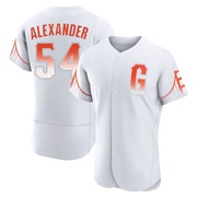 White Authentic Scott Alexander Men's San Francisco Giants 2021 City Connect Jersey
