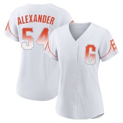 White Authentic Scott Alexander Women's San Francisco Giants 2021 City Connect Jersey