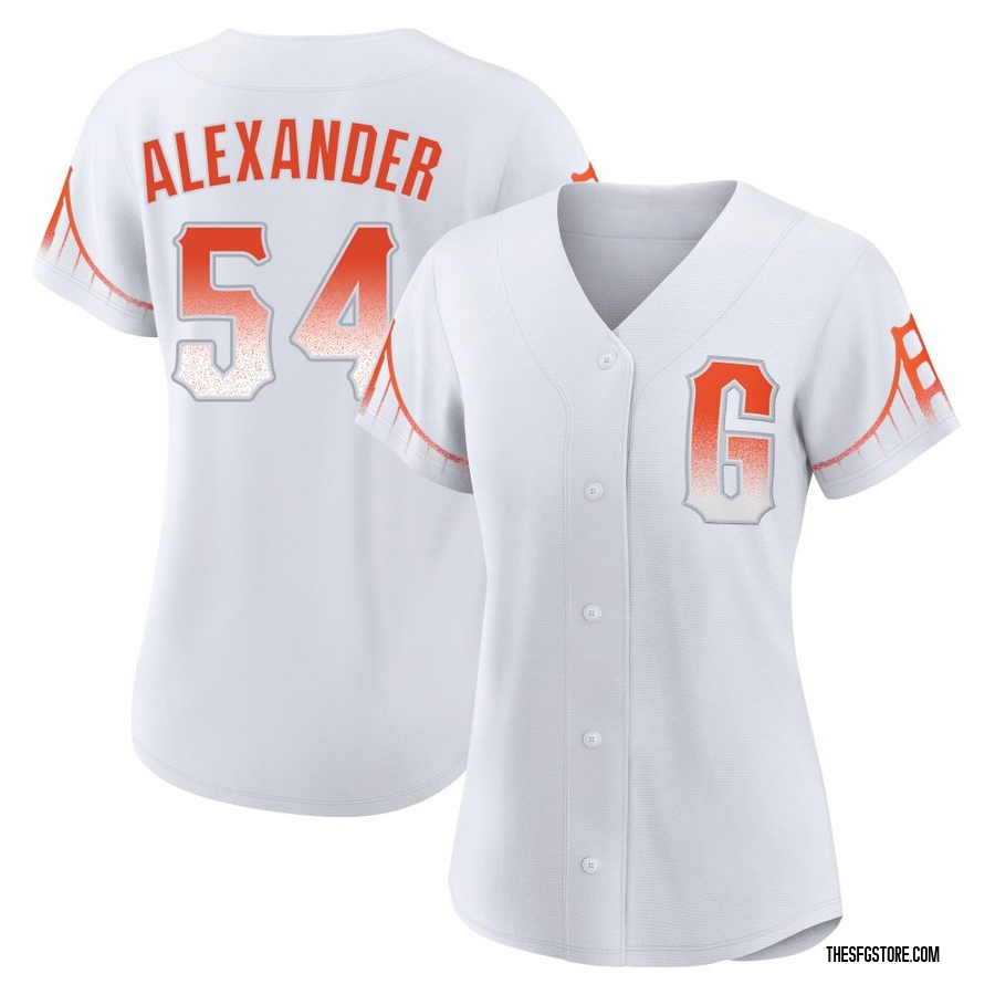 White Authentic Scott Alexander Women's San Francisco Giants 2021 City Connect Jersey