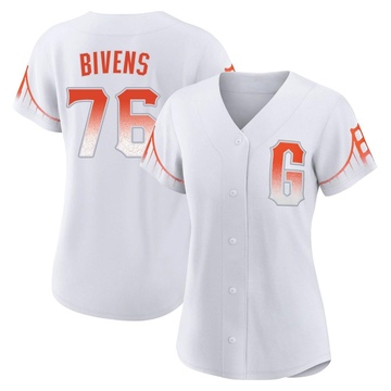 White Authentic Spencer Bivens Women's San Francisco Giants 2021 City Connect Jersey