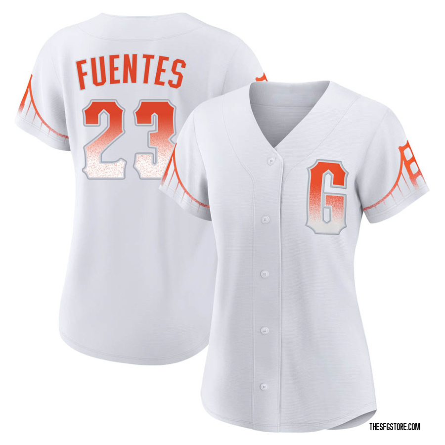 White Authentic Tito Fuentes Women's San Francisco Giants 2021 City Connect Jersey