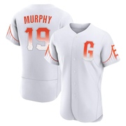 White Authentic Tom Murphy Men's San Francisco Giants 2021 City Connect Jersey