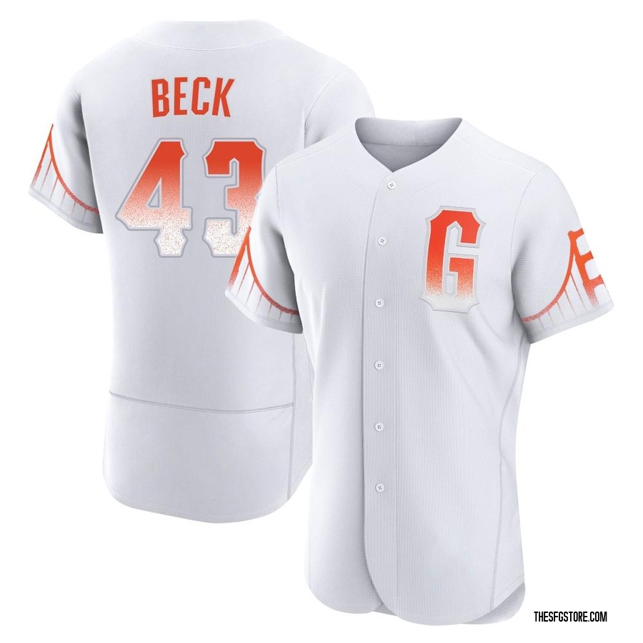 White Authentic Tristan Beck Men's San Francisco Giants 2021 City Connect Jersey