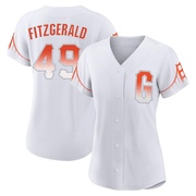 White Authentic Tyler Fitzgerald Women's San Francisco Giants 2021 City Connect Jersey