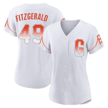 White Authentic Tyler Fitzgerald Women's San Francisco Giants 2021 City Connect Jersey
