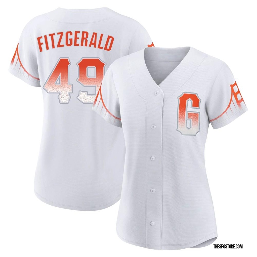 White Authentic Tyler Fitzgerald Women's San Francisco Giants 2021 City Connect Jersey