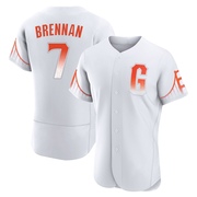 White Authentic Will Brennan Men's San Francisco Giants 2021 City Connect Jersey