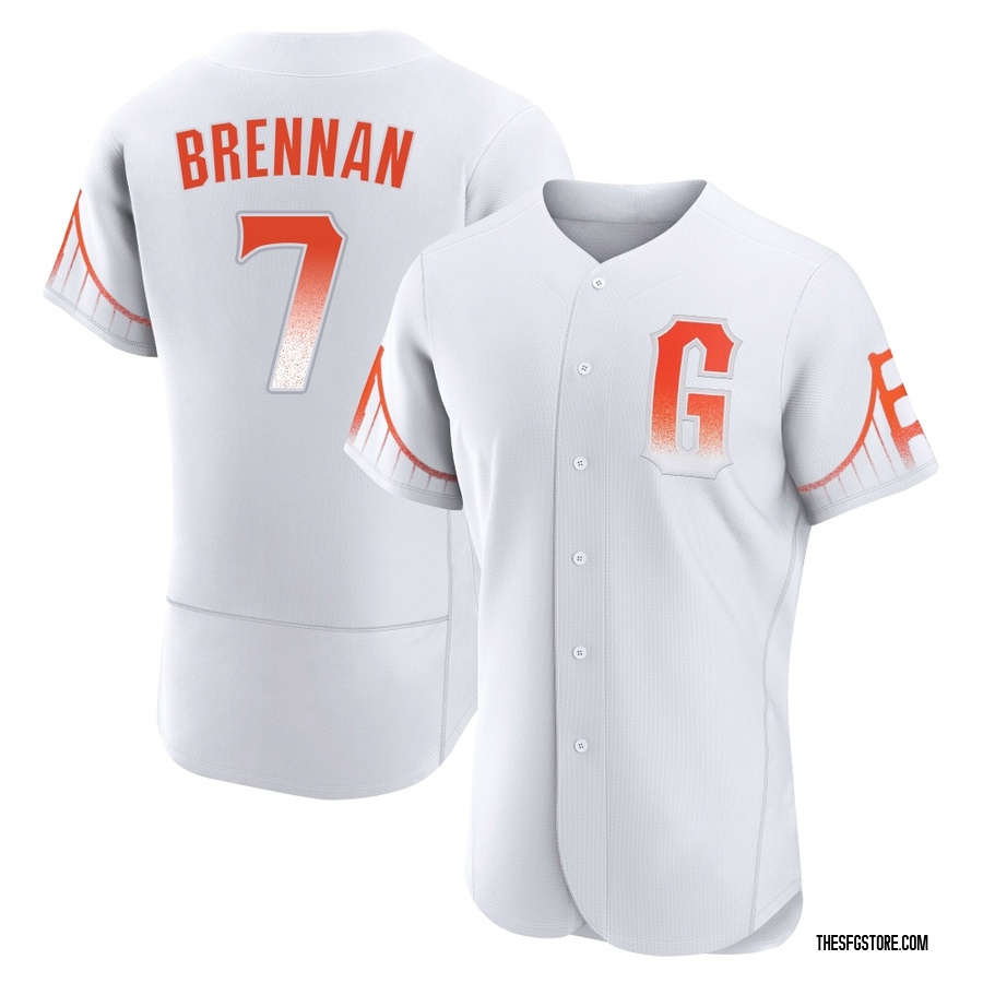 White Authentic Will Brennan Men's San Francisco Giants 2021 City Connect Jersey