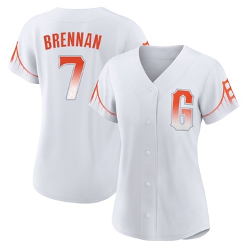 White Authentic Will Brennan Women's San Francisco Giants 2021 City Connect Jersey