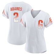 White Authentic Willy Adames Women's San Francisco Giants 2021 City Connect Jersey
