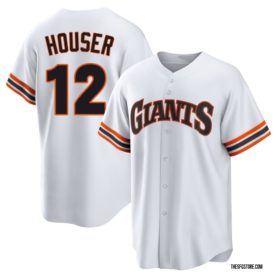 White Limited Adrian Houser Men's San Francisco Giants Throwback Cooperstown Collection Jersey