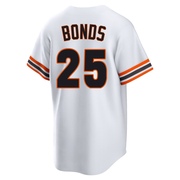 White Limited Barry Bonds Men's San Francisco Giants Throwback Cooperstown Collection Jersey
