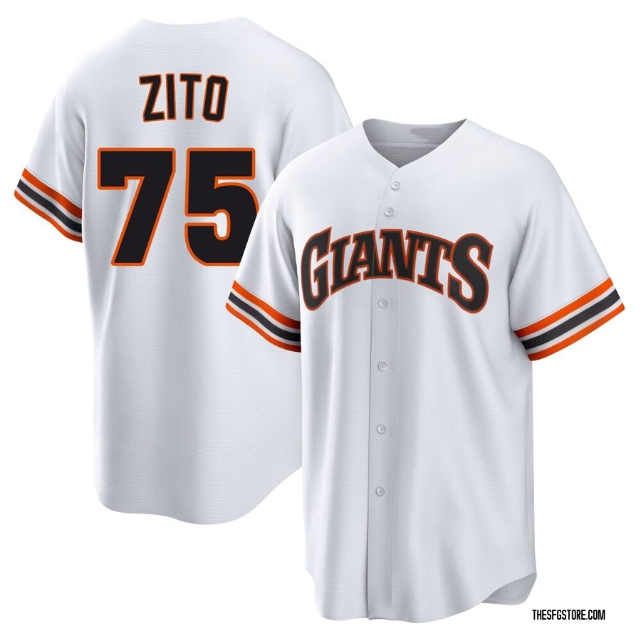 White Limited Barry Zito Youth San Francisco Giants Throwback Cooperstown Collection Jersey
