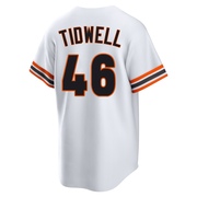 White Limited Blade Tidwell Men's San Francisco Giants Throwback Cooperstown Collection Jersey