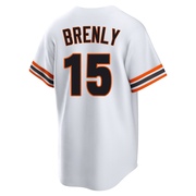 White Limited Bob Brenly Men's San Francisco Giants Throwback Cooperstown Collection Jersey