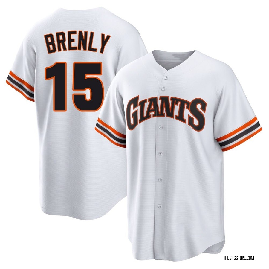 White Limited Bob Brenly Youth San Francisco Giants Throwback Cooperstown Collection Jersey