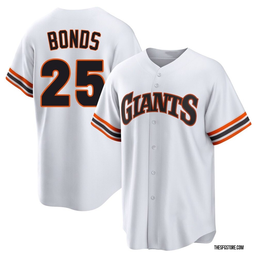 White Limited Bobby Bonds Men's San Francisco Giants Throwback Cooperstown Collection Jersey