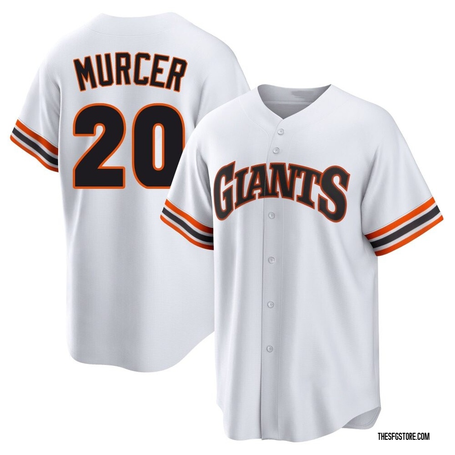 White Limited Bobby Murcer Men's San Francisco Giants Throwback Cooperstown Collection Jersey