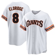 White Limited Bryce Eldridge Men's San Francisco Giants Throwback Cooperstown Collection Jersey