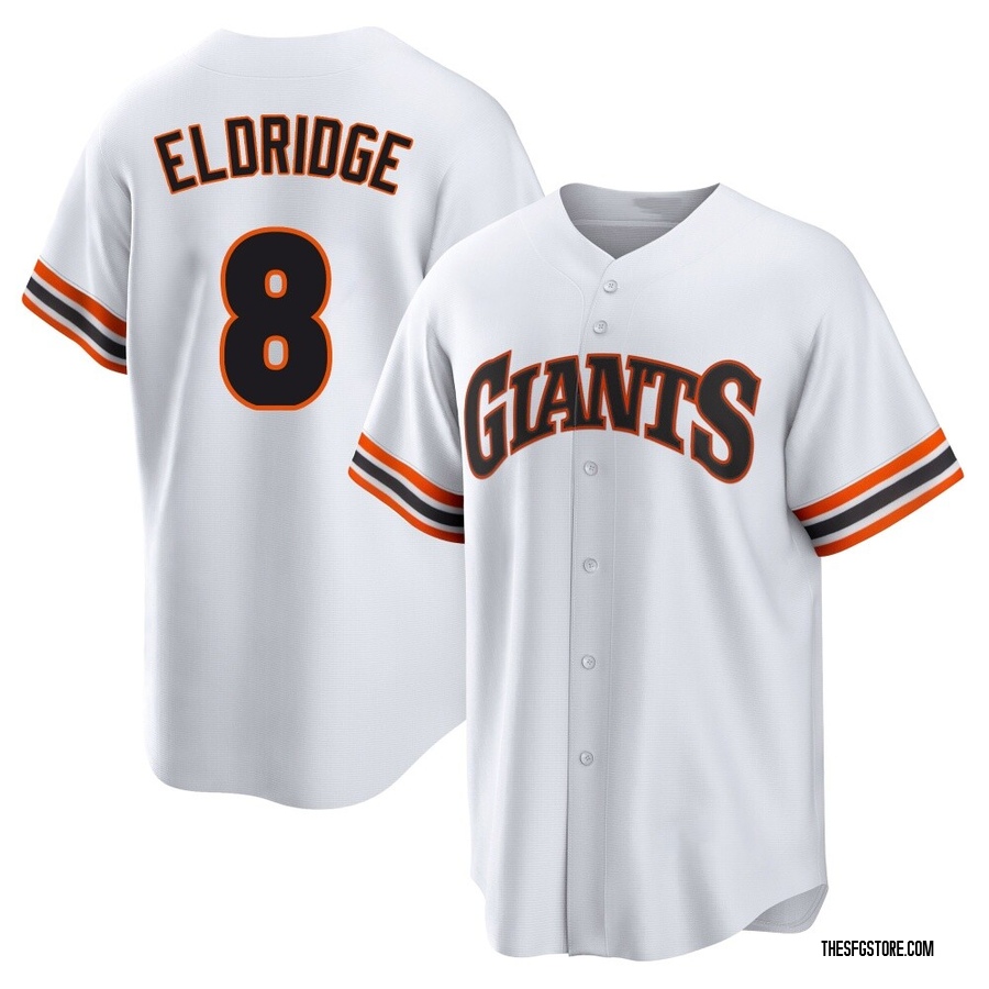 White Limited Bryce Eldridge Youth San Francisco Giants Throwback Cooperstown Collection Jersey