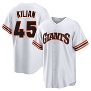 White Limited Caleb Kilian Youth San Francisco Giants Throwback Cooperstown Collection Jersey