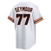 White Limited Carson Seymour Youth San Francisco Giants Throwback Cooperstown Collection Jersey