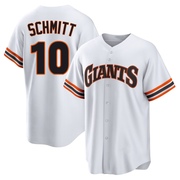 White Limited Casey Schmitt Youth San Francisco Giants Throwback Cooperstown Collection Jersey