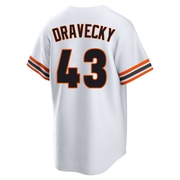 White Limited Dave Dravecky Men's San Francisco Giants Throwback Cooperstown Collection Jersey
