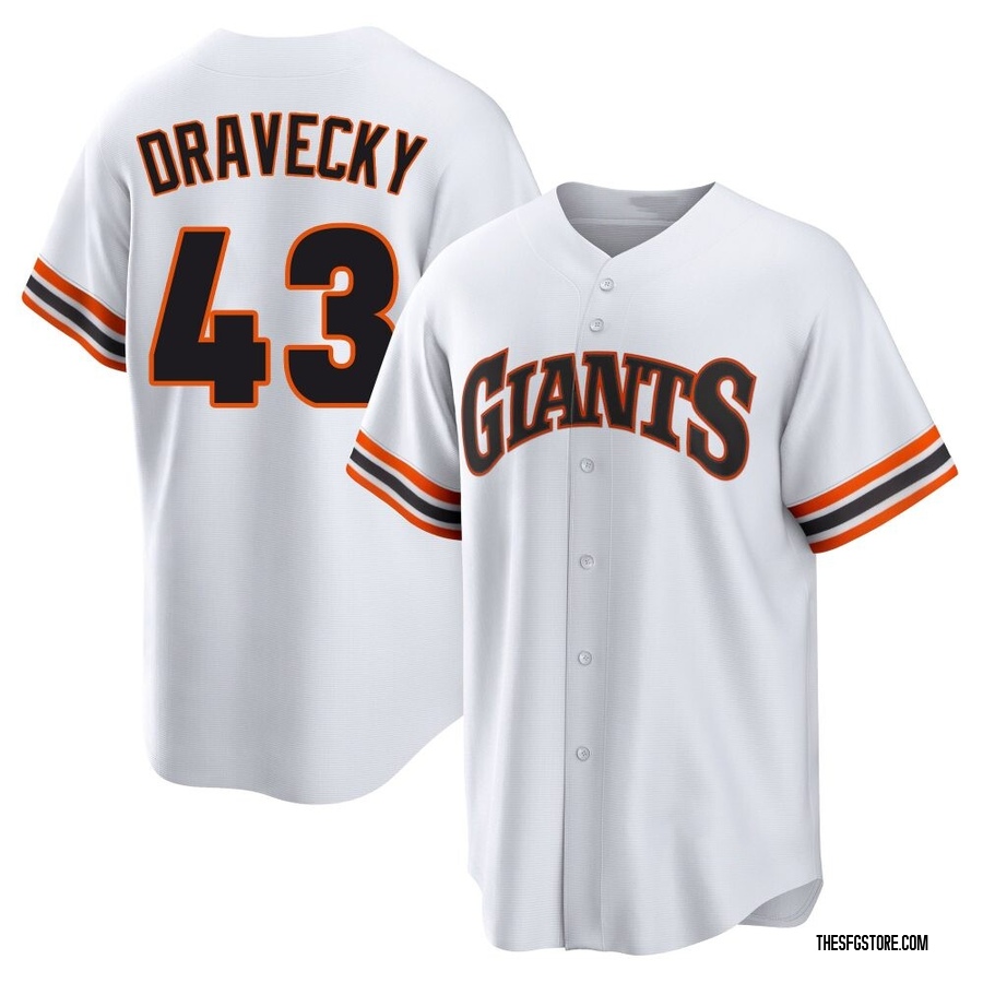 White Limited Dave Dravecky Men's San Francisco Giants Throwback Cooperstown Collection Jersey
