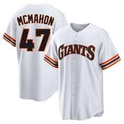 White Limited Don Mcmahon Men's San Francisco Giants Throwback Cooperstown Collection Jersey