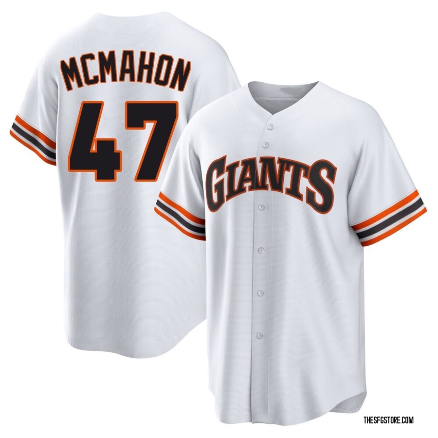 White Limited Don Mcmahon Youth San Francisco Giants Throwback Cooperstown Collection Jersey