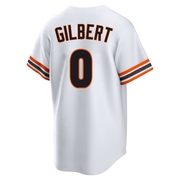 White Limited Drew Gilbert Men's San Francisco Giants Throwback Cooperstown Collection Jersey