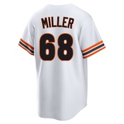 White Limited Erik Miller Men's San Francisco Giants Throwback Cooperstown Collection Jersey