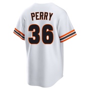 White Limited Gaylord Perry Men's San Francisco Giants Throwback Cooperstown Collection Jersey