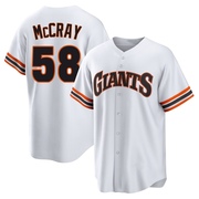 White Limited Grant McCray Youth San Francisco Giants Throwback Cooperstown Collection Jersey