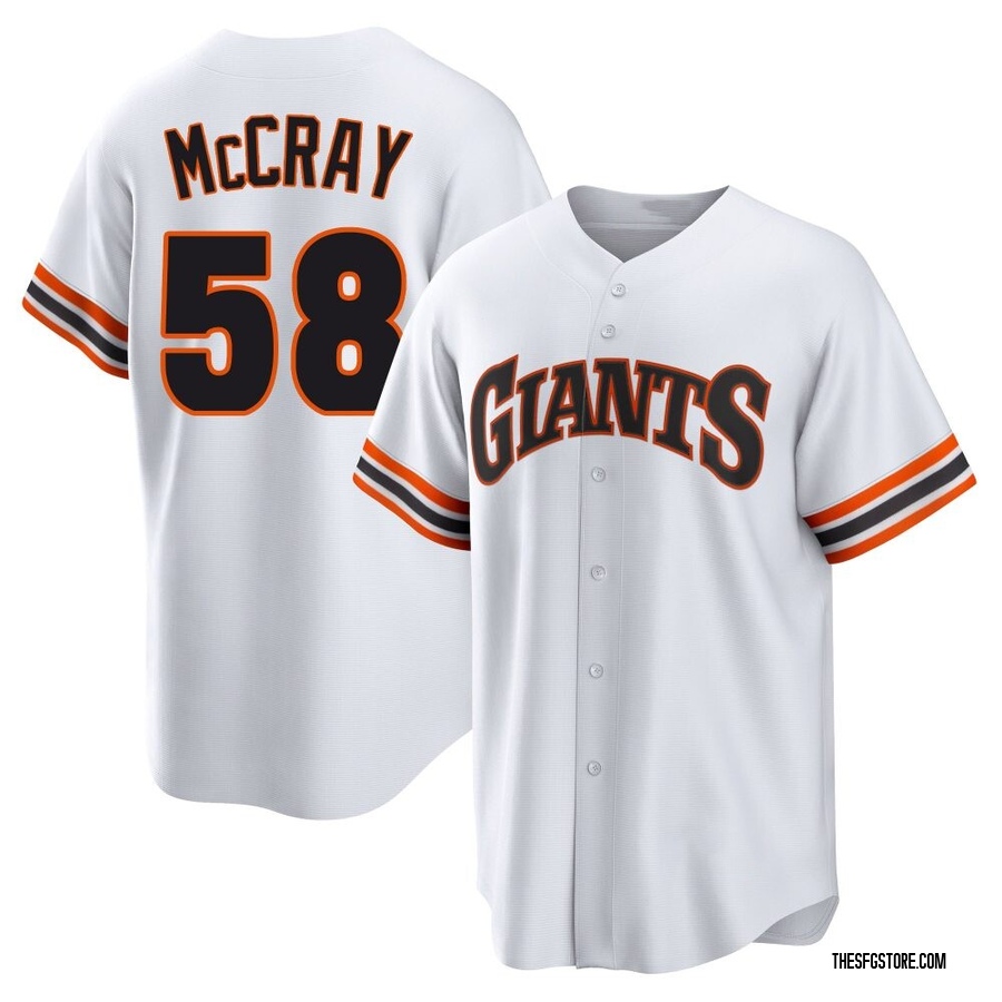 White Limited Grant McCray Youth San Francisco Giants Throwback Cooperstown Collection Jersey