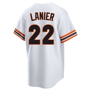 White Limited Hal Lanier Men's San Francisco Giants Throwback Cooperstown Collection Jersey