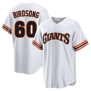 White Limited Hayden Birdsong Youth San Francisco Giants Throwback Cooperstown Collection Jersey