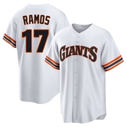 White Limited Heliot Ramos Youth San Francisco Giants Throwback Cooperstown Collection Jersey
