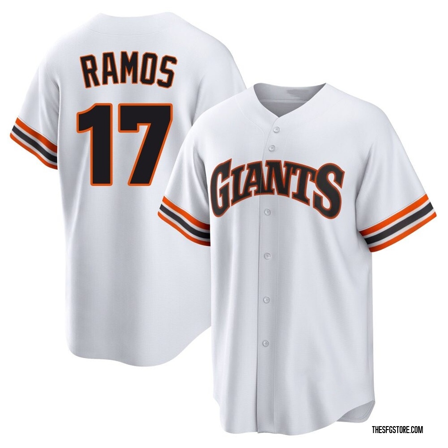 White Limited Heliot Ramos Youth San Francisco Giants Throwback Cooperstown Collection Jersey