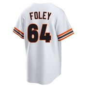 White Limited Jason Foley Youth San Francisco Giants Throwback Cooperstown Collection Jersey