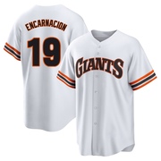 White Limited Jerar Encarnacion Men's San Francisco Giants Throwback Cooperstown Collection Jersey