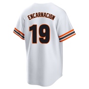 White Limited Jerar Encarnacion Men's San Francisco Giants Throwback Cooperstown Collection Jersey