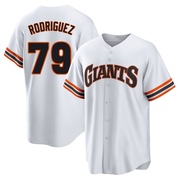 White Limited Jesus Rodriguez Youth San Francisco Giants Throwback Cooperstown Collection Jersey