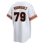 White Limited Jesus Rodriguez Youth San Francisco Giants Throwback Cooperstown Collection Jersey