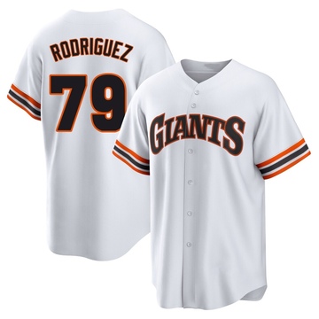 White Limited Jesus Rodriguez Youth San Francisco Giants Throwback Cooperstown Collection Jersey