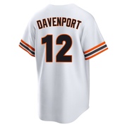 White Limited Jim Davenport Youth San Francisco Giants Throwback Cooperstown Collection Jersey